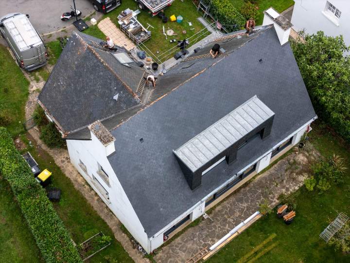 Rénovation de toiture ancienne