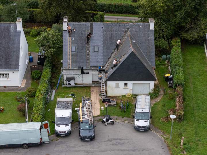 Rénovation de toiture ancienne