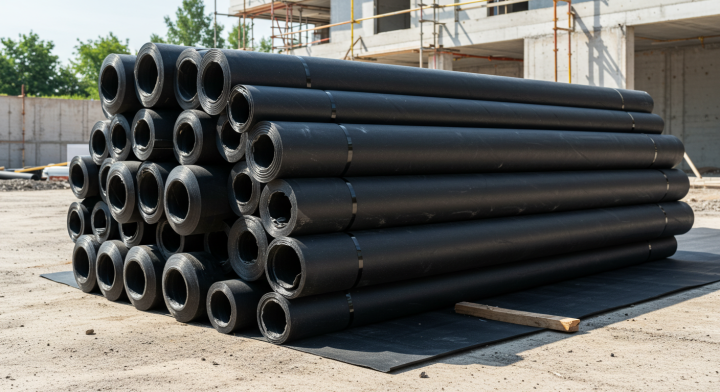 Pose soignée de membrane EPDM pour toiture